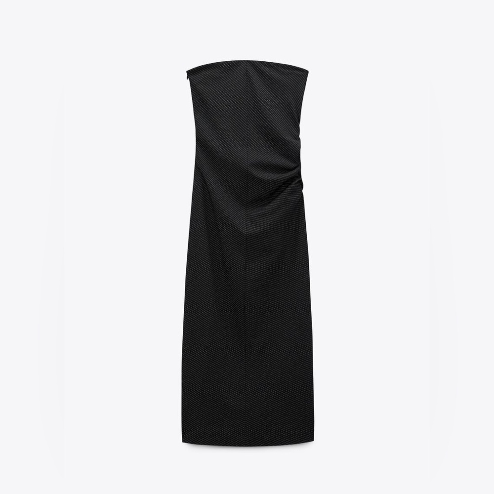 Zara Studio Pinstripe Dress Limited Edition M - Picture 4 of 15